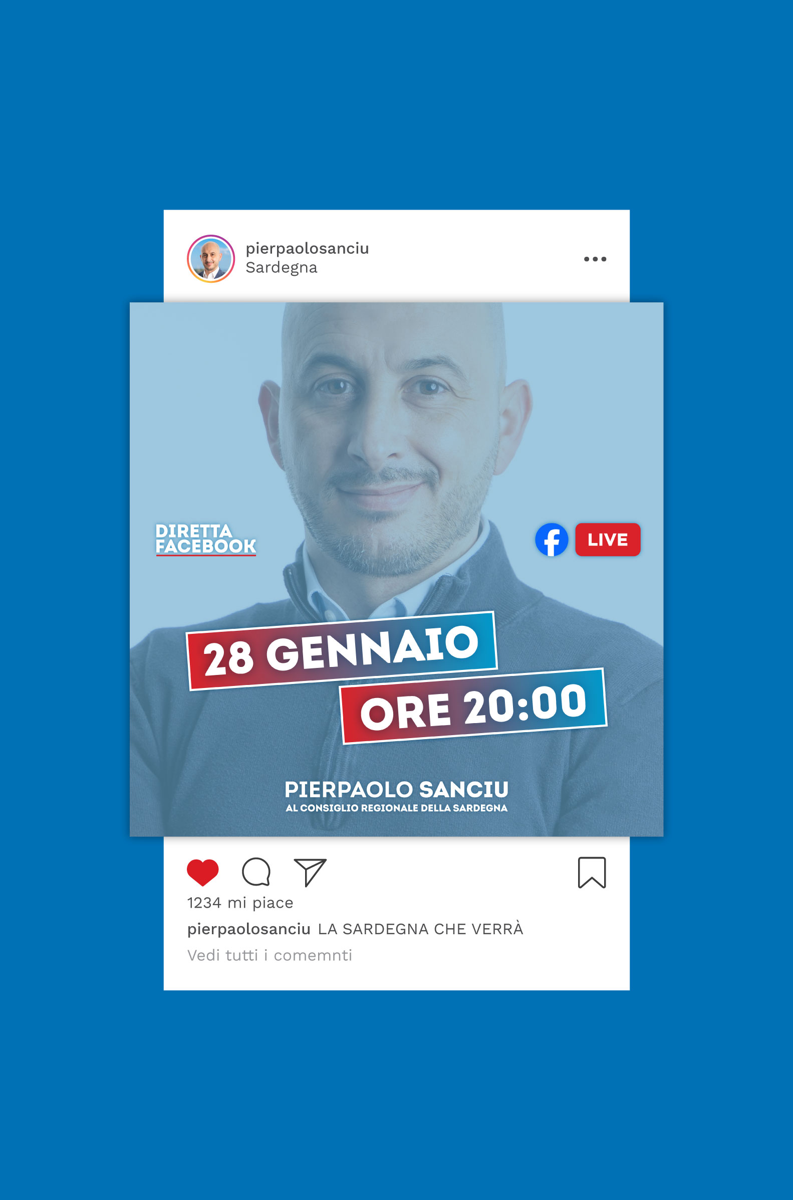 Elezioni Regionali Sardegna 2024-Pierpaolo Sanciu PRO Creative Studio-Online-diretta facebook